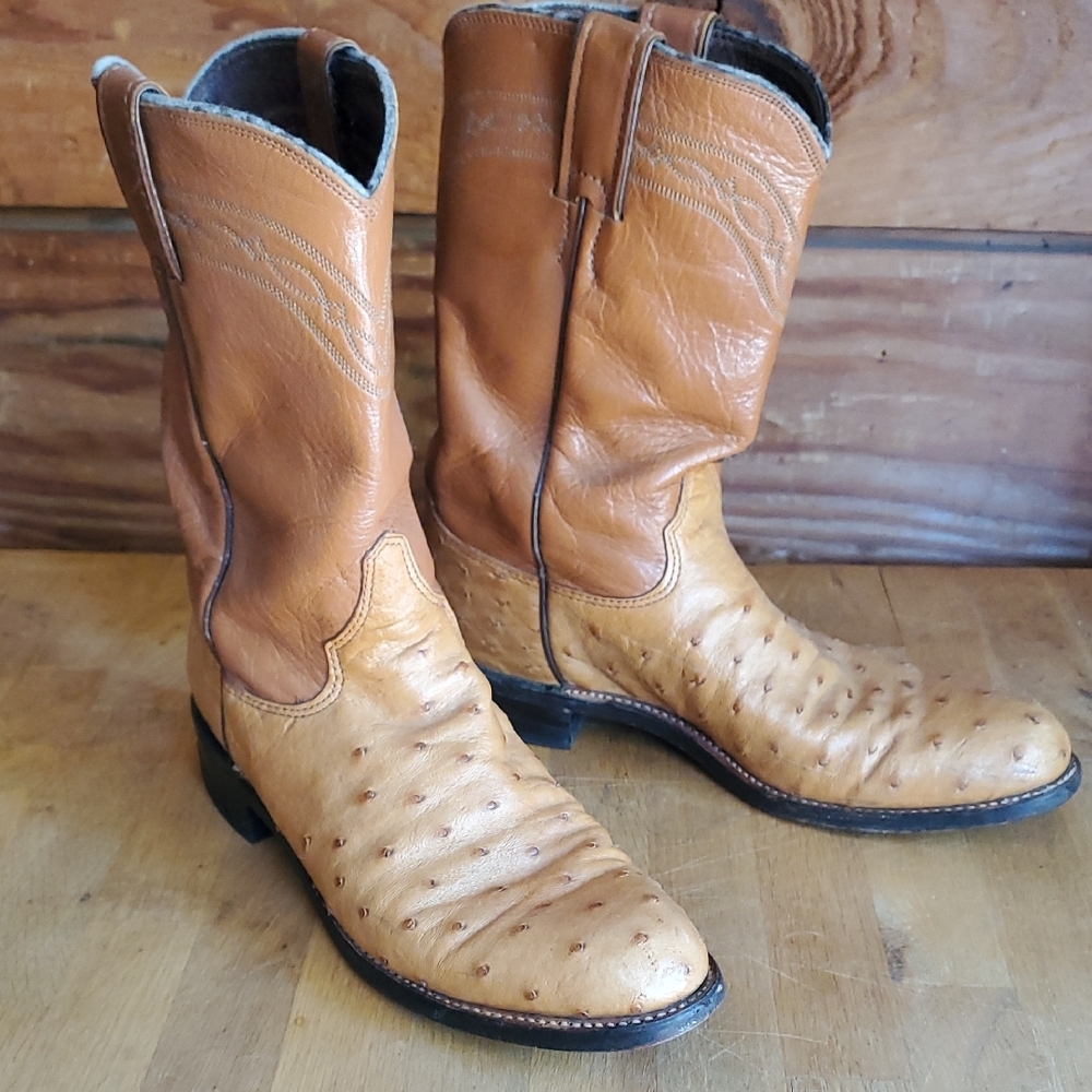 Justin Boots Tan Ankle Booties